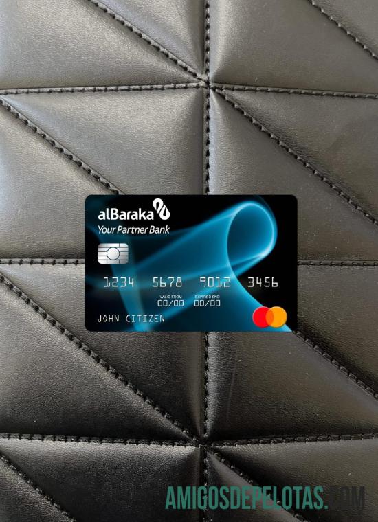 Argélia Banque AlBaraka Argélia Mastercard Photolook Front amostra